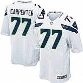 Nike Men & Women & Youth Seahawks #77 Carpenter White Team Color Game Jersey,baseball caps,new era cap wholesale,wholesale hats